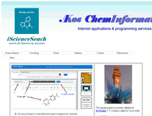 Tablet Screenshot of isciencesearch.com